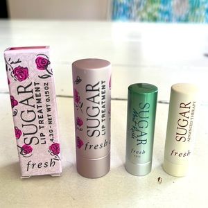 Fresh Sugar Treatment Lip Balm Lot including one Radiant Rose